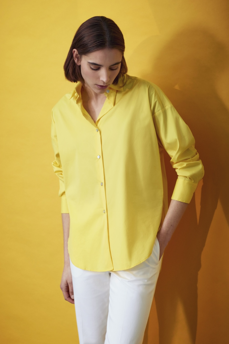 COTTON POPLIN BOXY FIT SHIRT ABBY - SHIRTS - SCAPA FASHION - SCAPA OFFICIAL