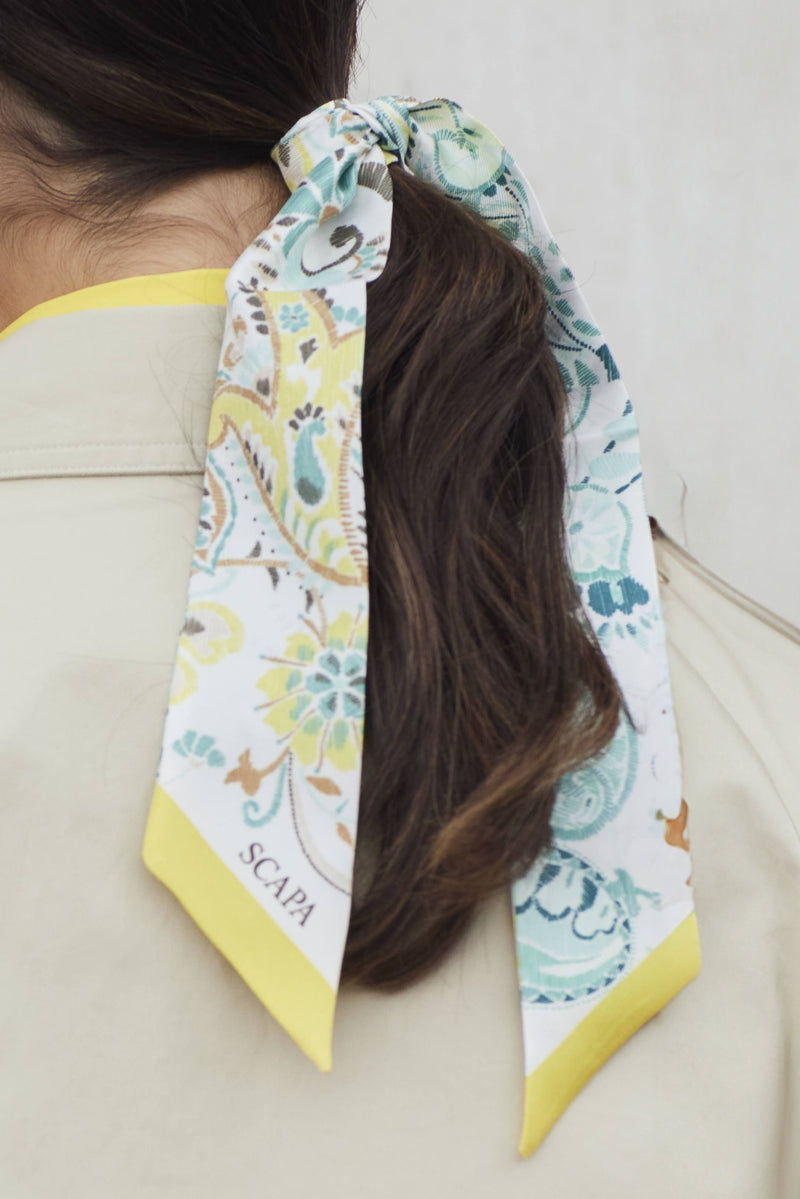 SILK PAISLEY PRINT TWILLY SHAWL BONNIE - Main Image