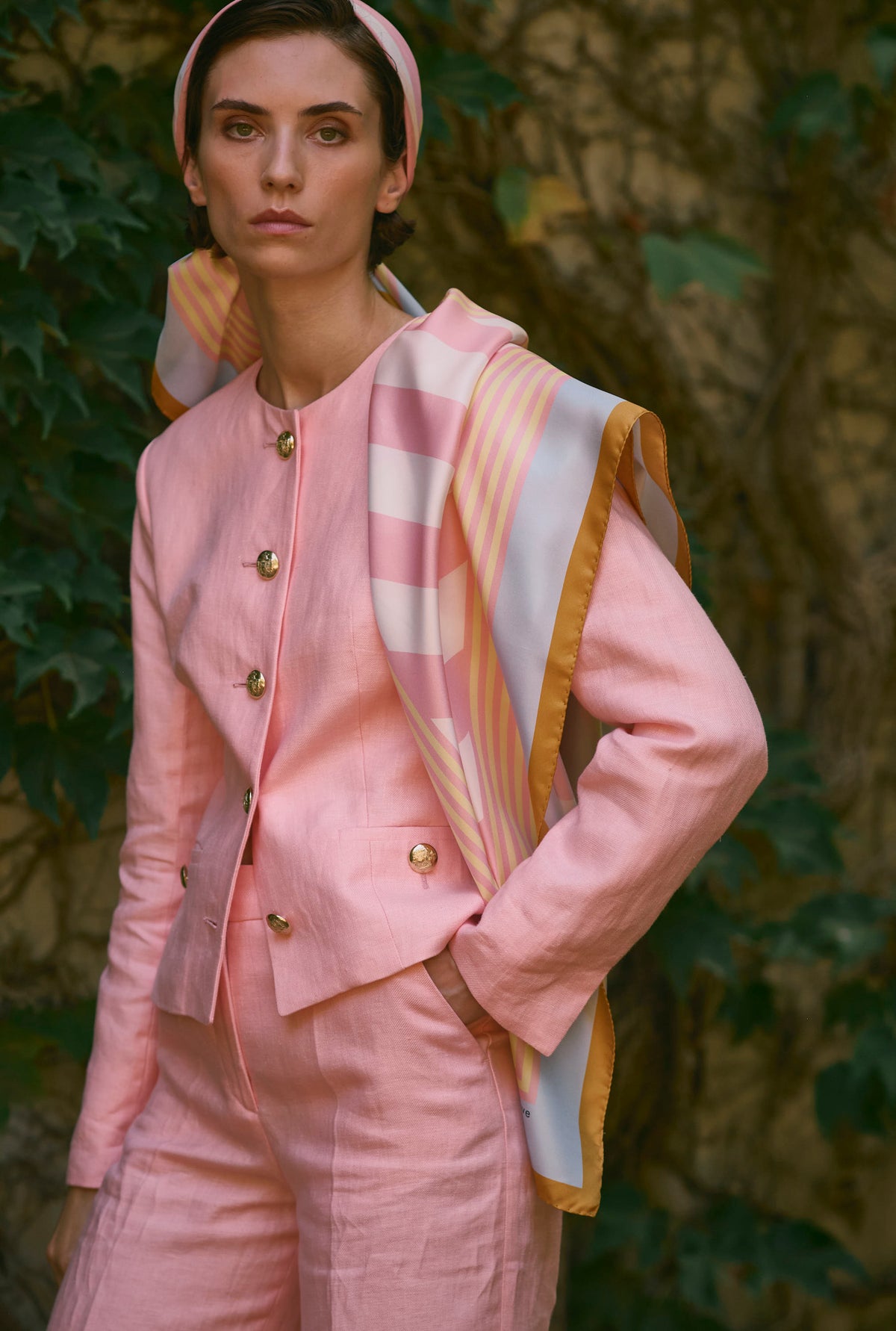 ITALIAN LINEN JACKET FIONA - JACKETS - SCAPA FASHION - SCAPA OFFICIAL