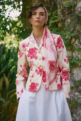 FLORAL COTTON JACKET IVY - JACKETS - SCAPA FASHION - SCAPA OFFICIAL