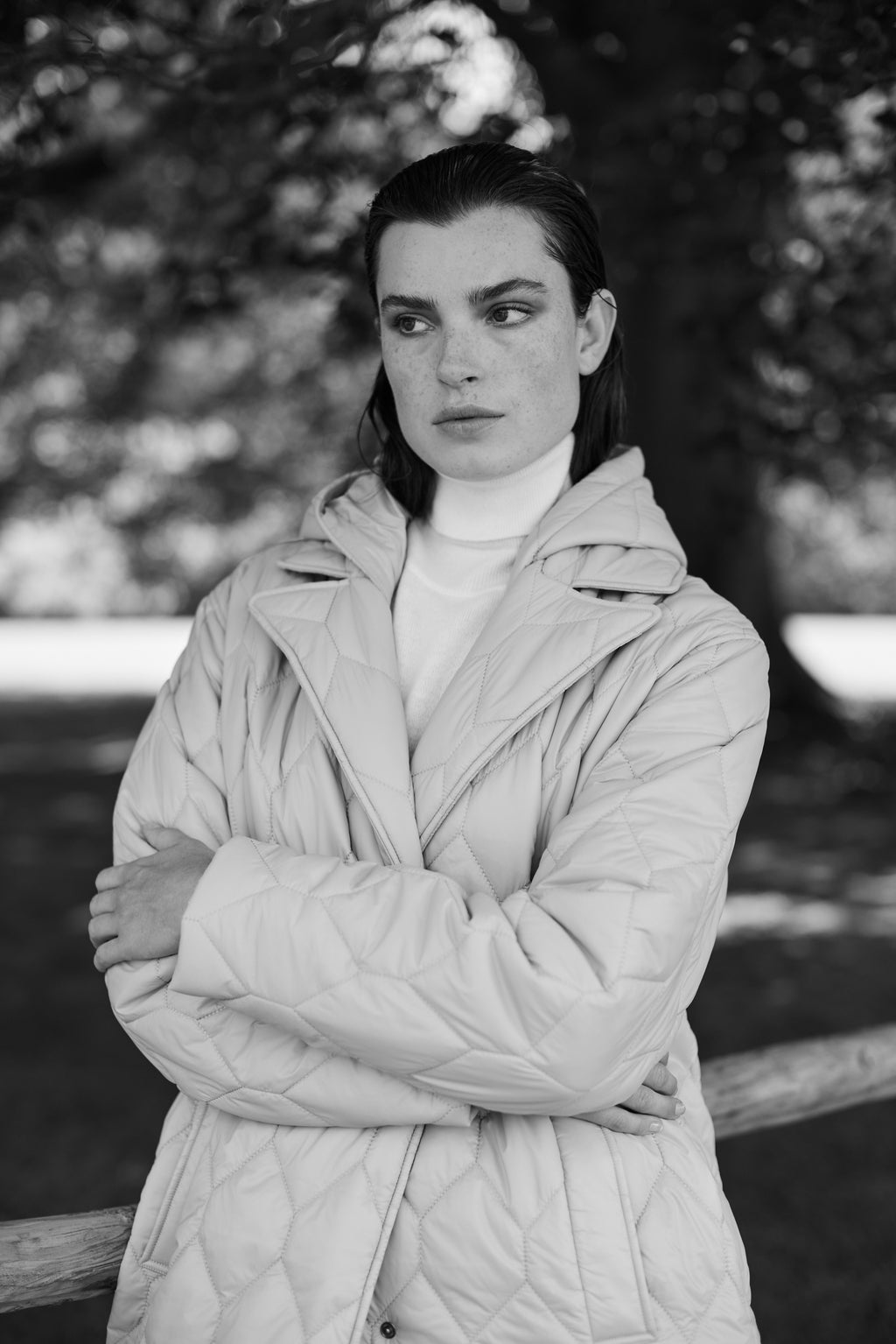 MERINO WOOL TURTLENECK PULL ROSE - SAND