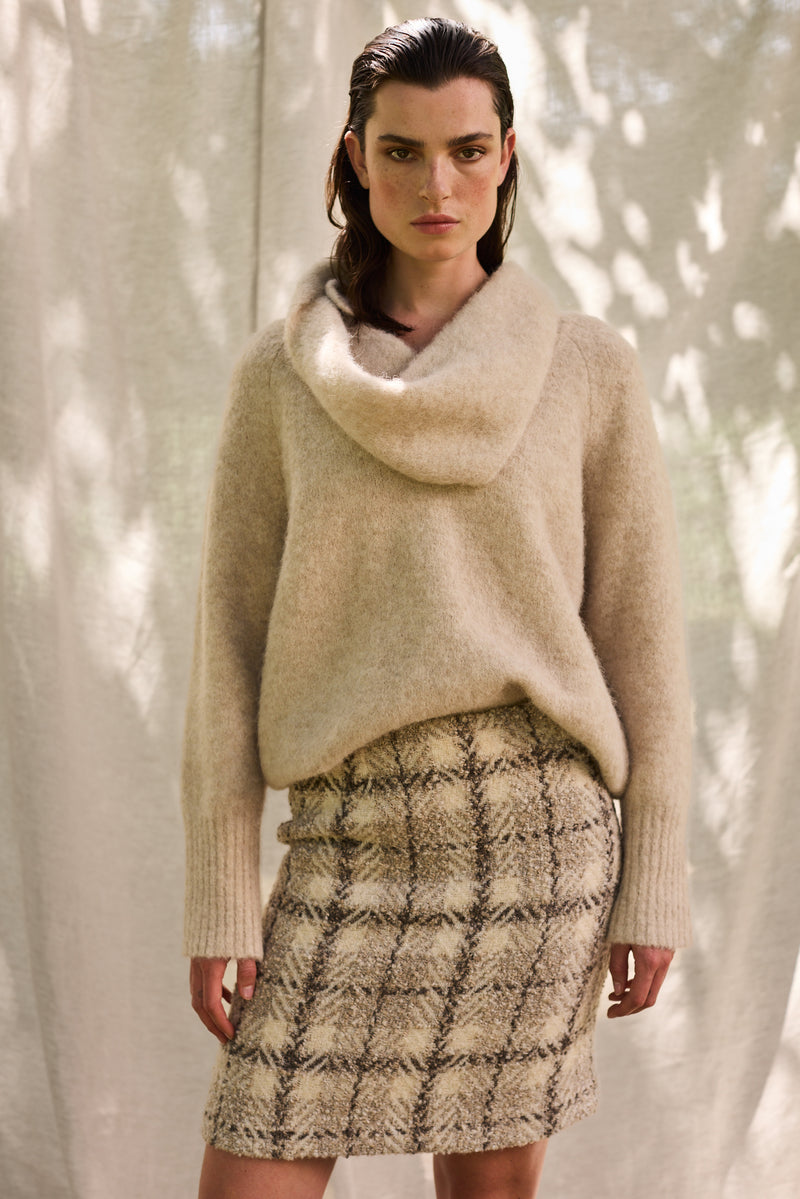 ALPACA WOOL PULL MORGAN - SAND