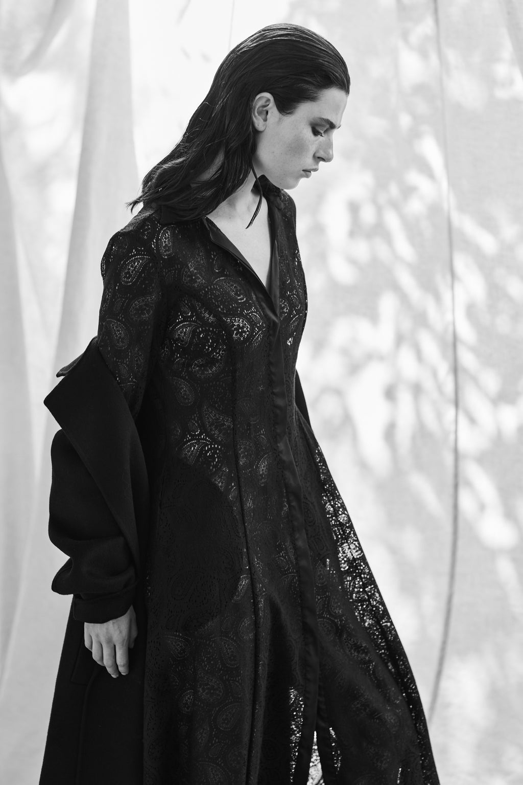COAT FLORENTINA - BLACK