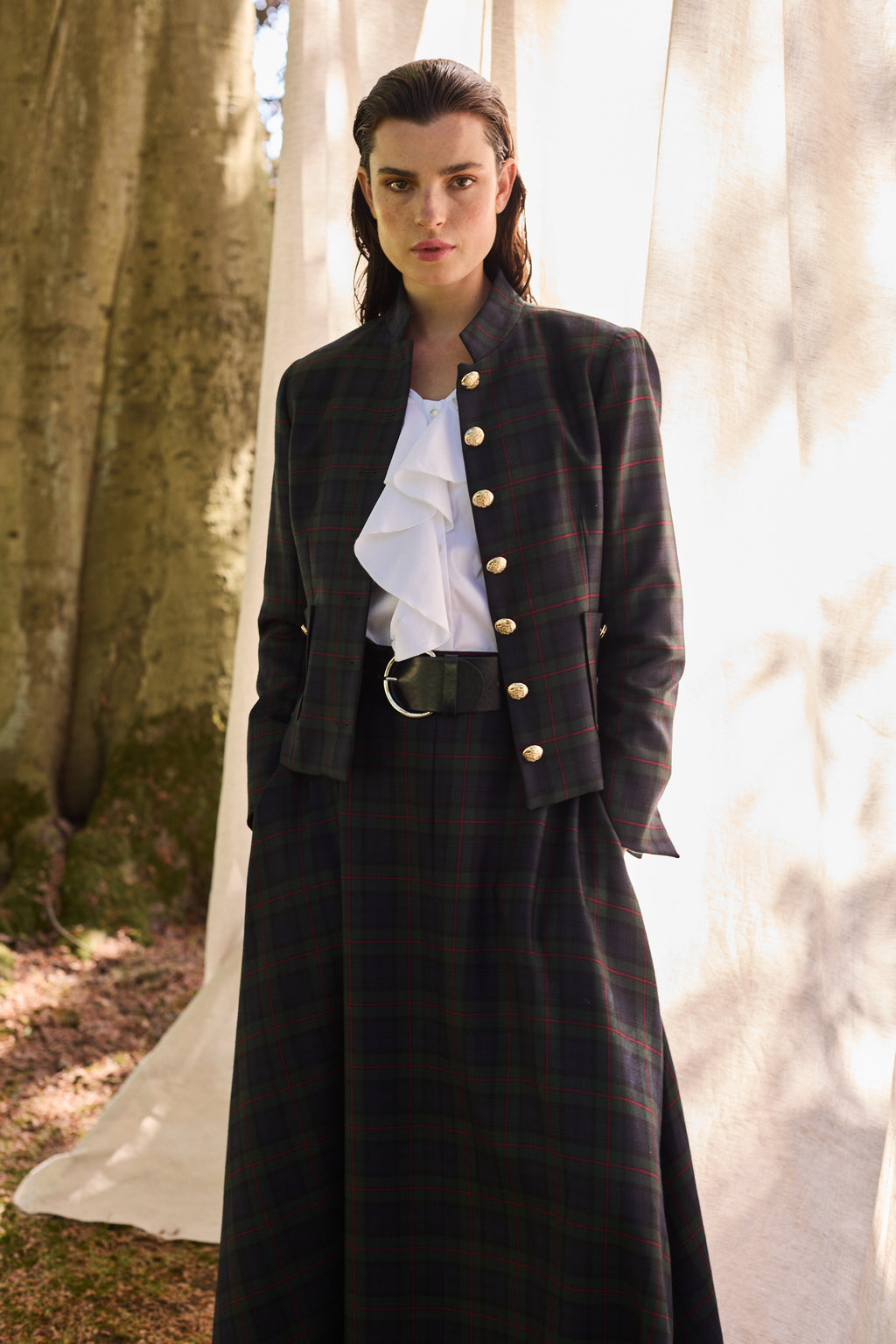 VIRGIN WOOL JACKET WILLOWA - NAVY