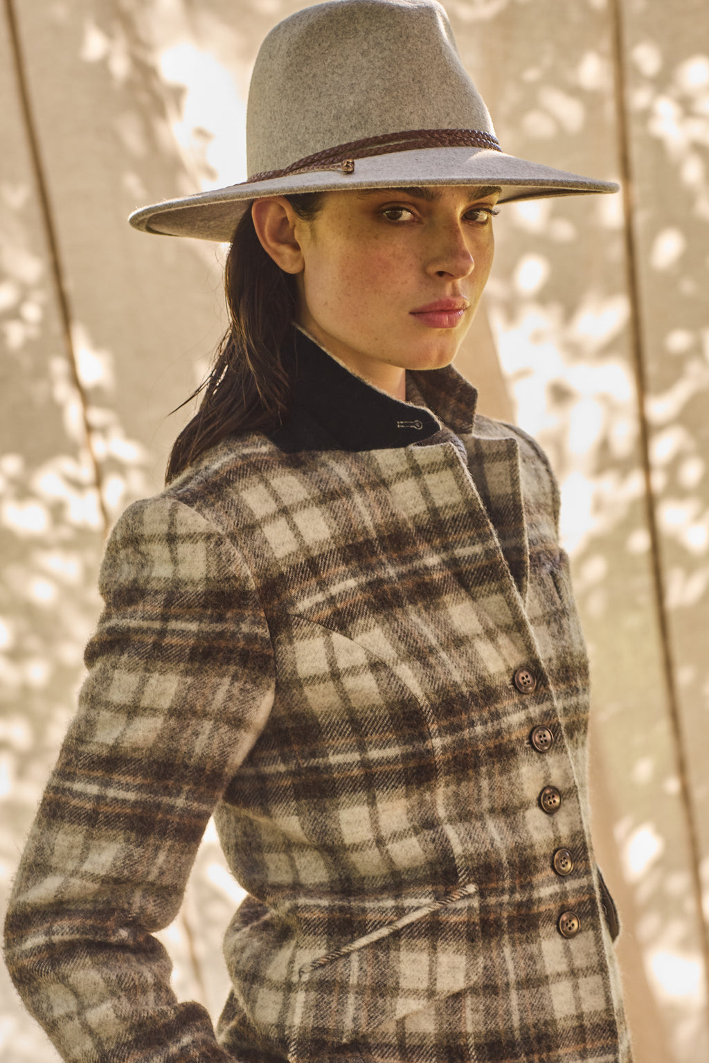 VIRGIN WOOL HAT MOBY - GREY