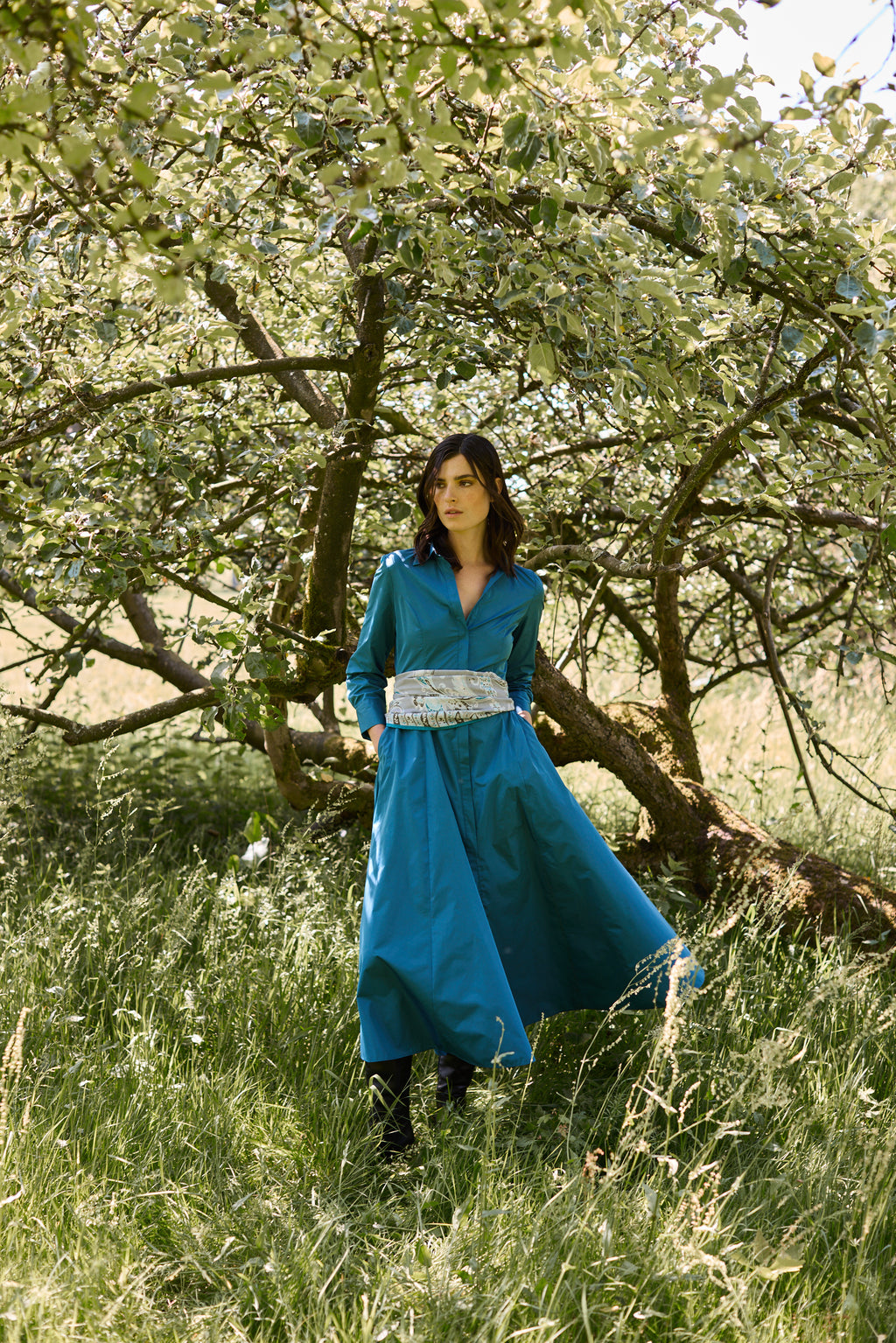 DRESS CHARLISE - LT. MOSS