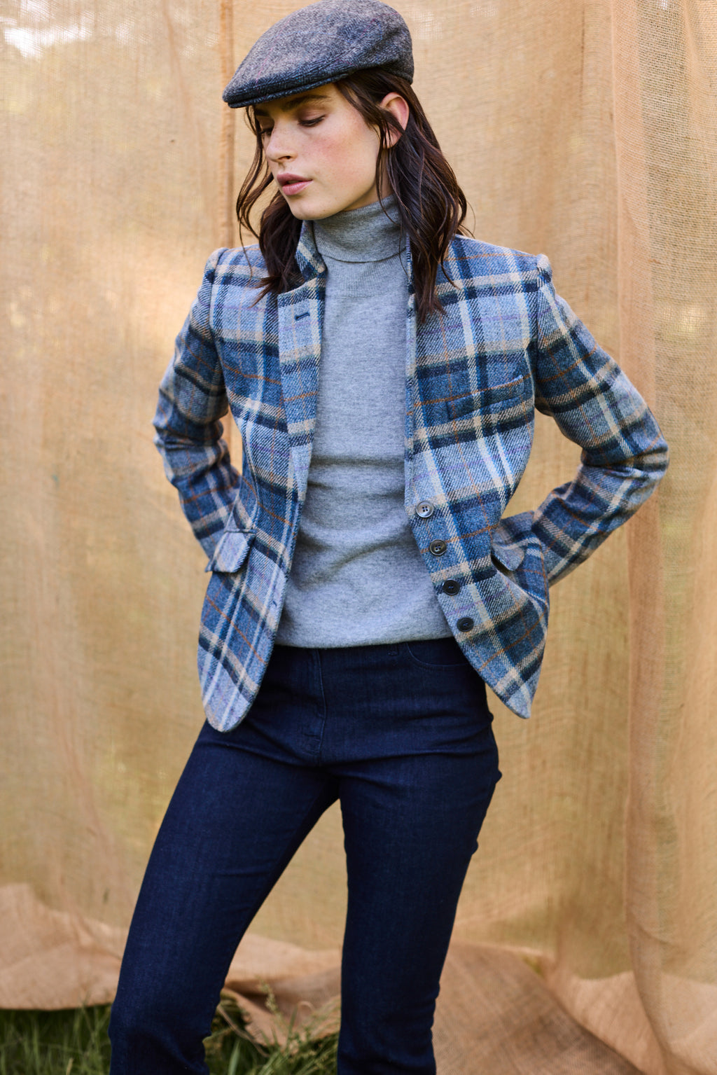 TROUSER ROZANNE - DARK JEANS BLUE