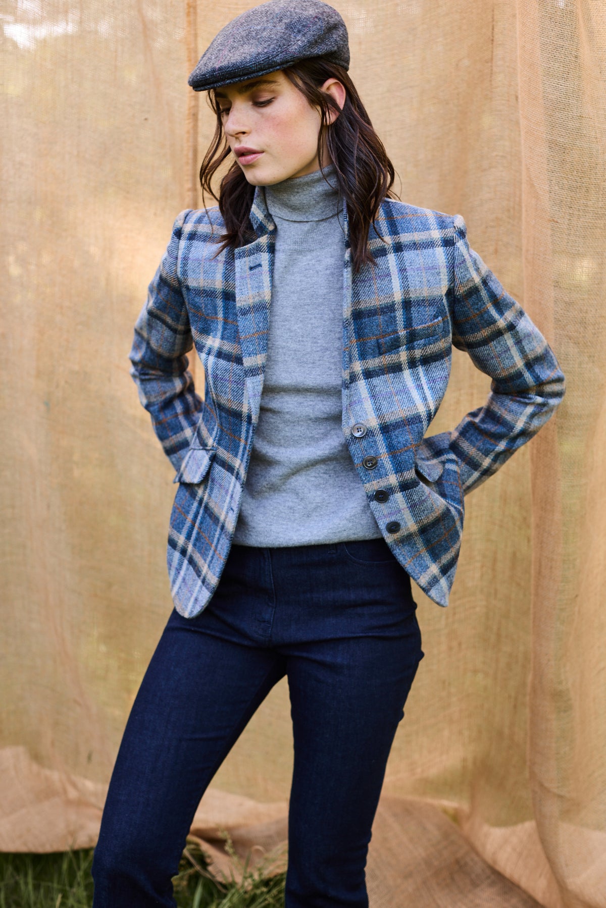 TROUSER ROZANNE - DENIM BLUE - TROUSERS - SCAPA FASHION - SCAPA OFFICIAL