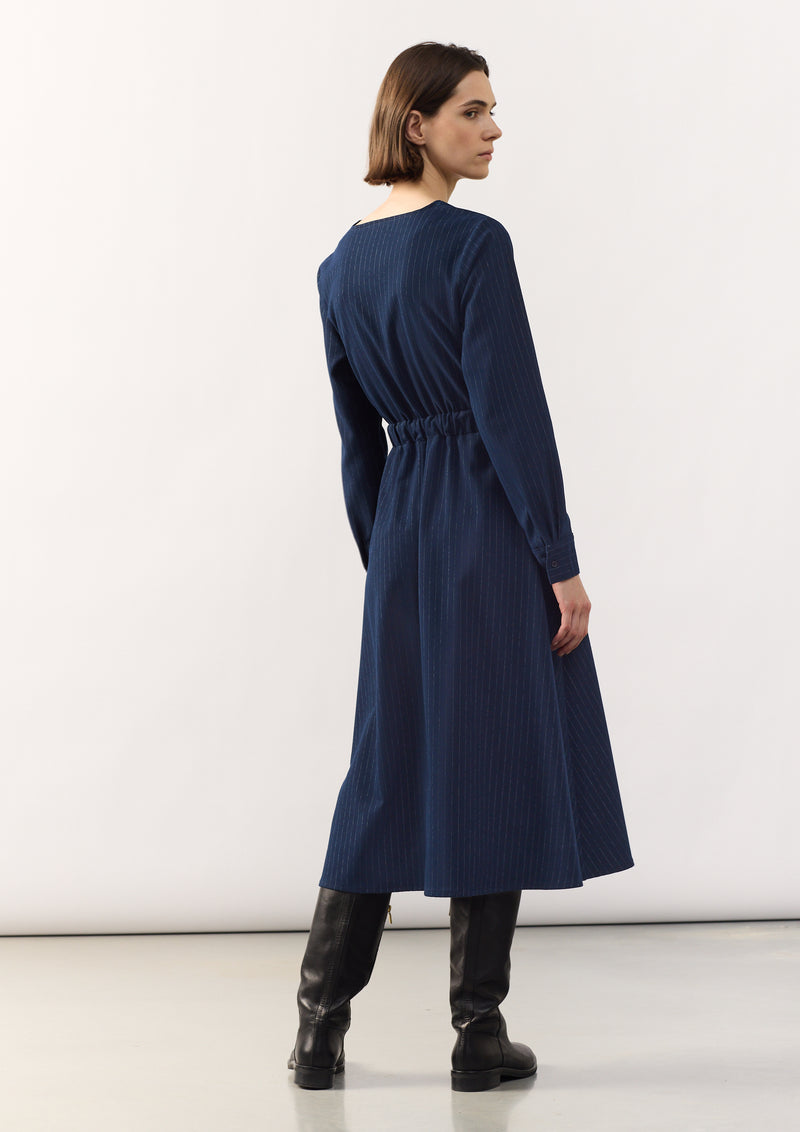 DRESS LIEKE - PINSTRIPE NAVY