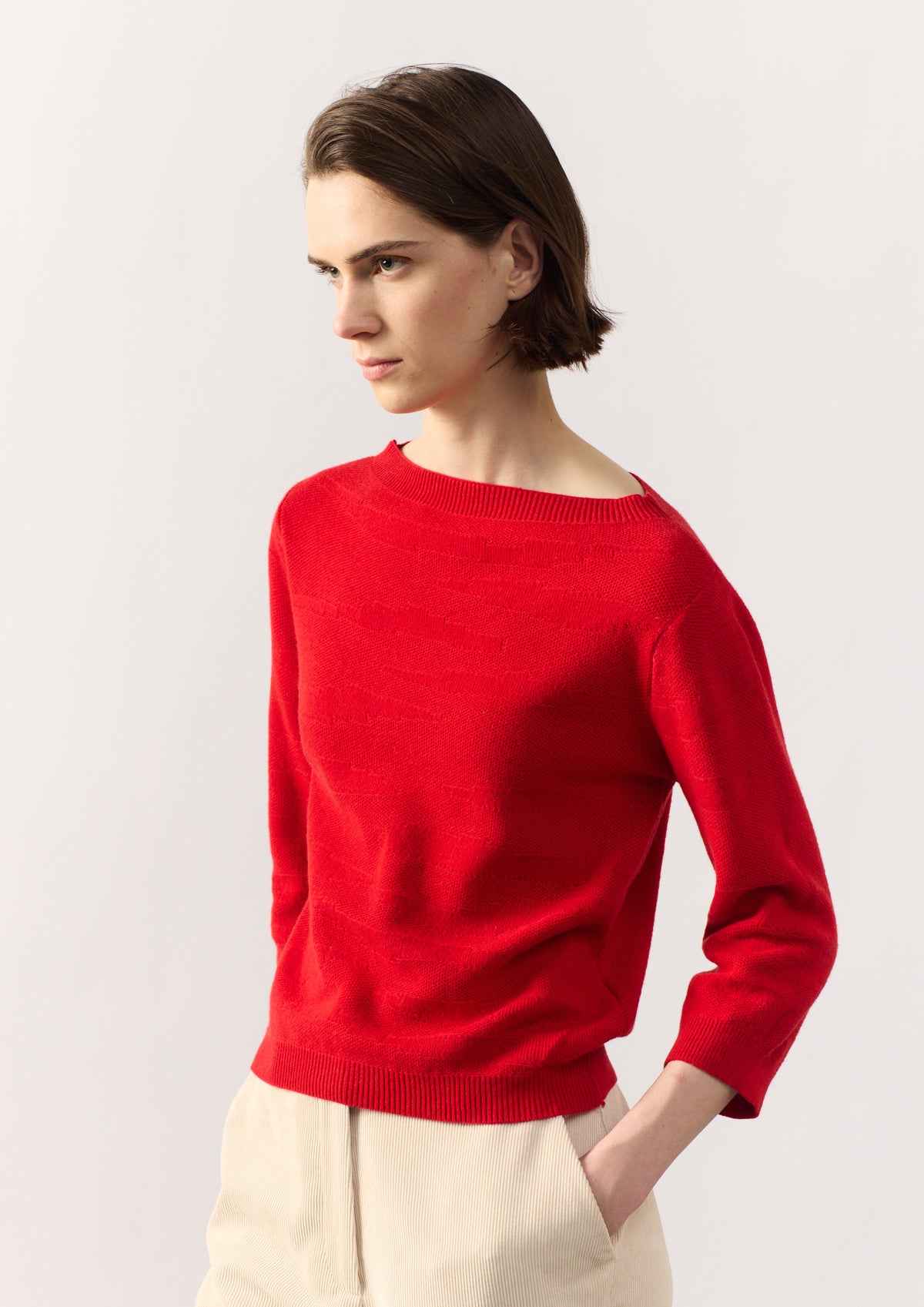PULL AMELIA - RED - PULLS - SCAPA FASHION - SCAPA OFFICIAL