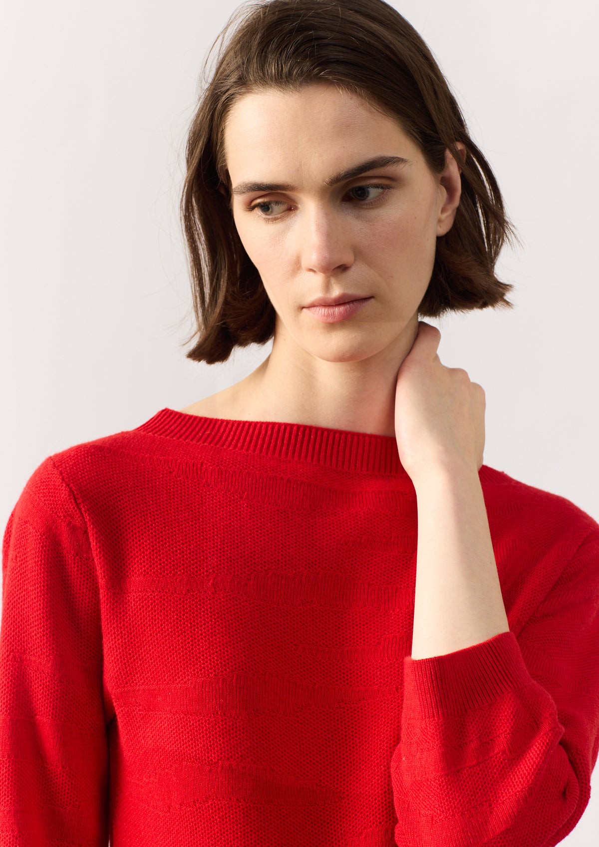 PULL AMELIA - RED - PULLS - SCAPA FASHION - SCAPA OFFICIAL