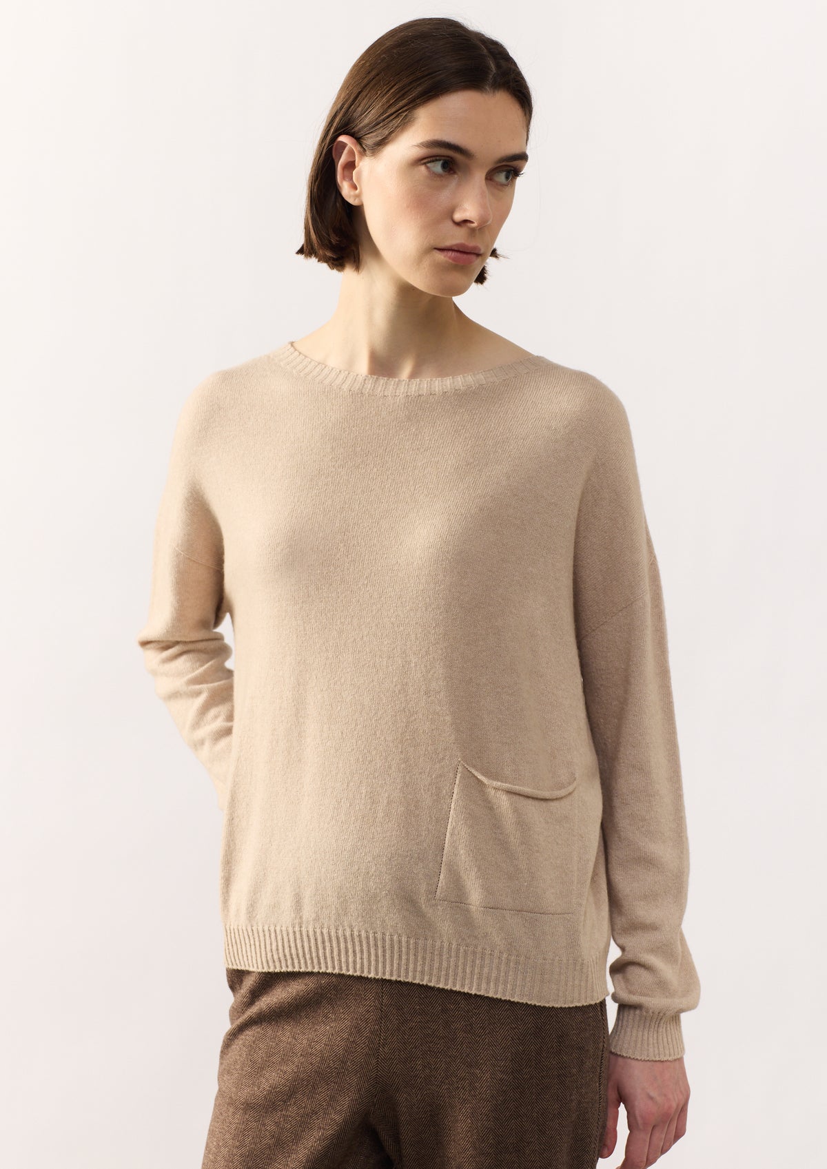 PULL FANCY - LT. BEIGE - PULLS - SCAPA FASHION - SCAPA OFFICIAL