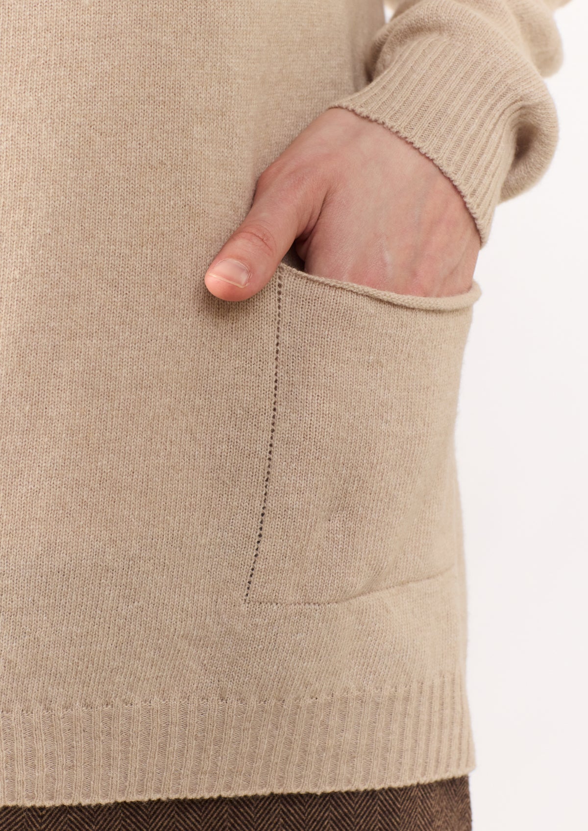 PULL FANCY - LT. BEIGE - PULLS - SCAPA FASHION - SCAPA OFFICIAL