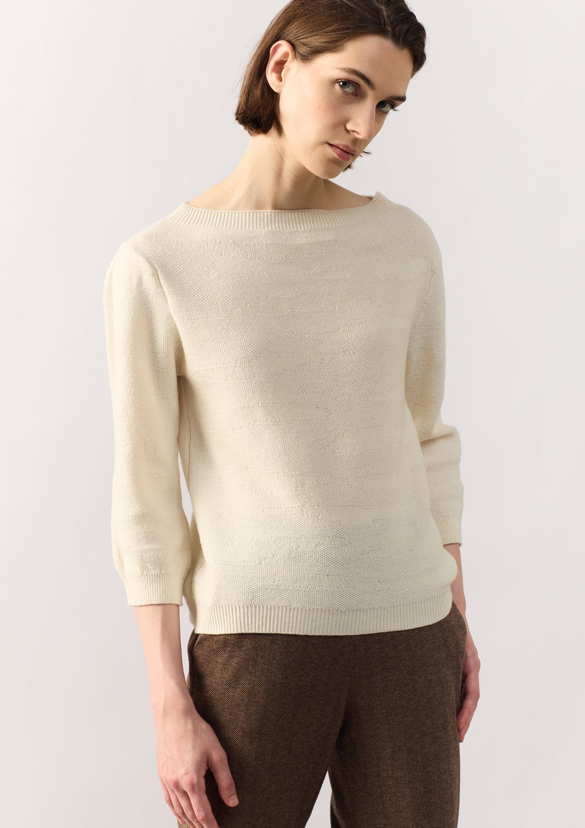 PULL AMELIA - OFF WHITE - PULLS - SCAPA FASHION - SCAPA OFFICIAL