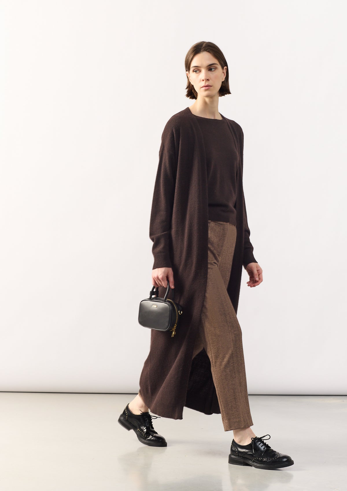 PULL CHASE - BROWN - PULLS - SCAPA FASHION - SCAPA OFFICIAL