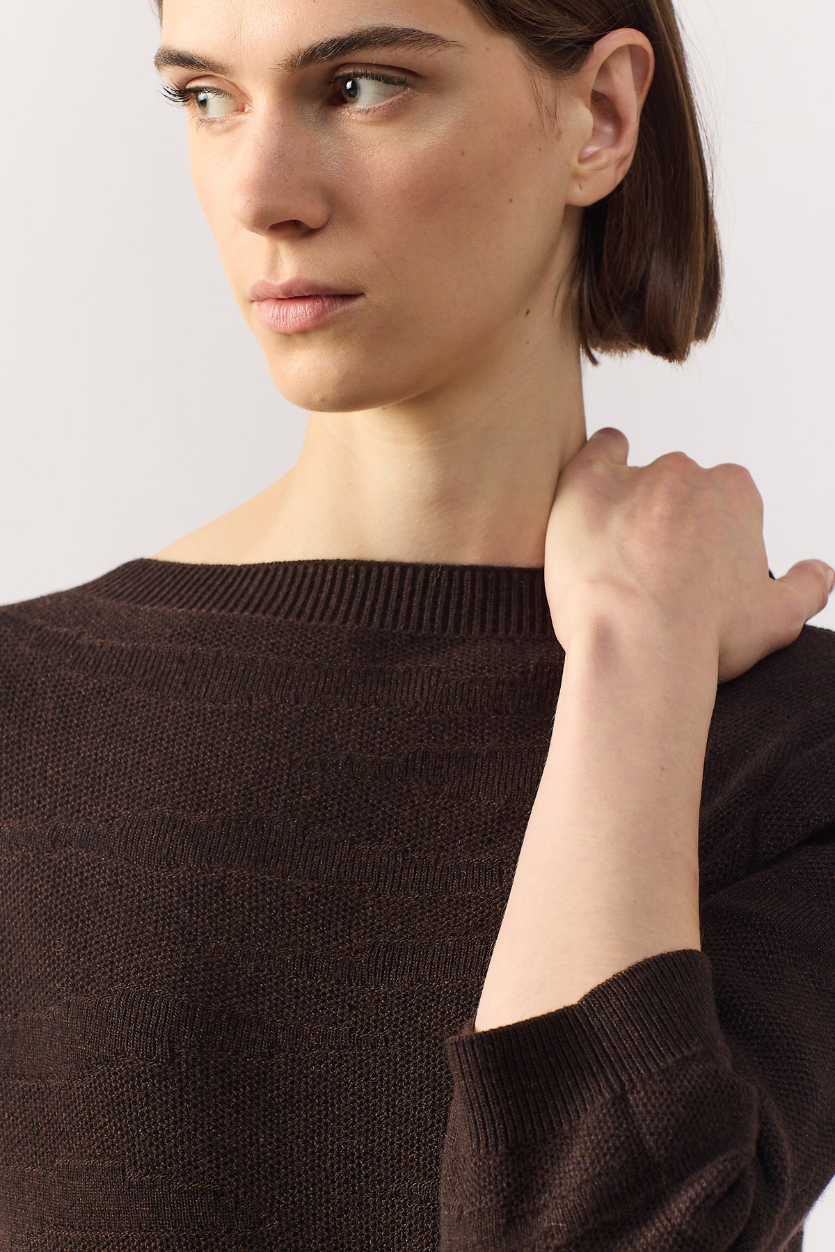 PULL AMELIA - BROWN - PULLS - SCAPA FASHION - SCAPA OFFICIAL