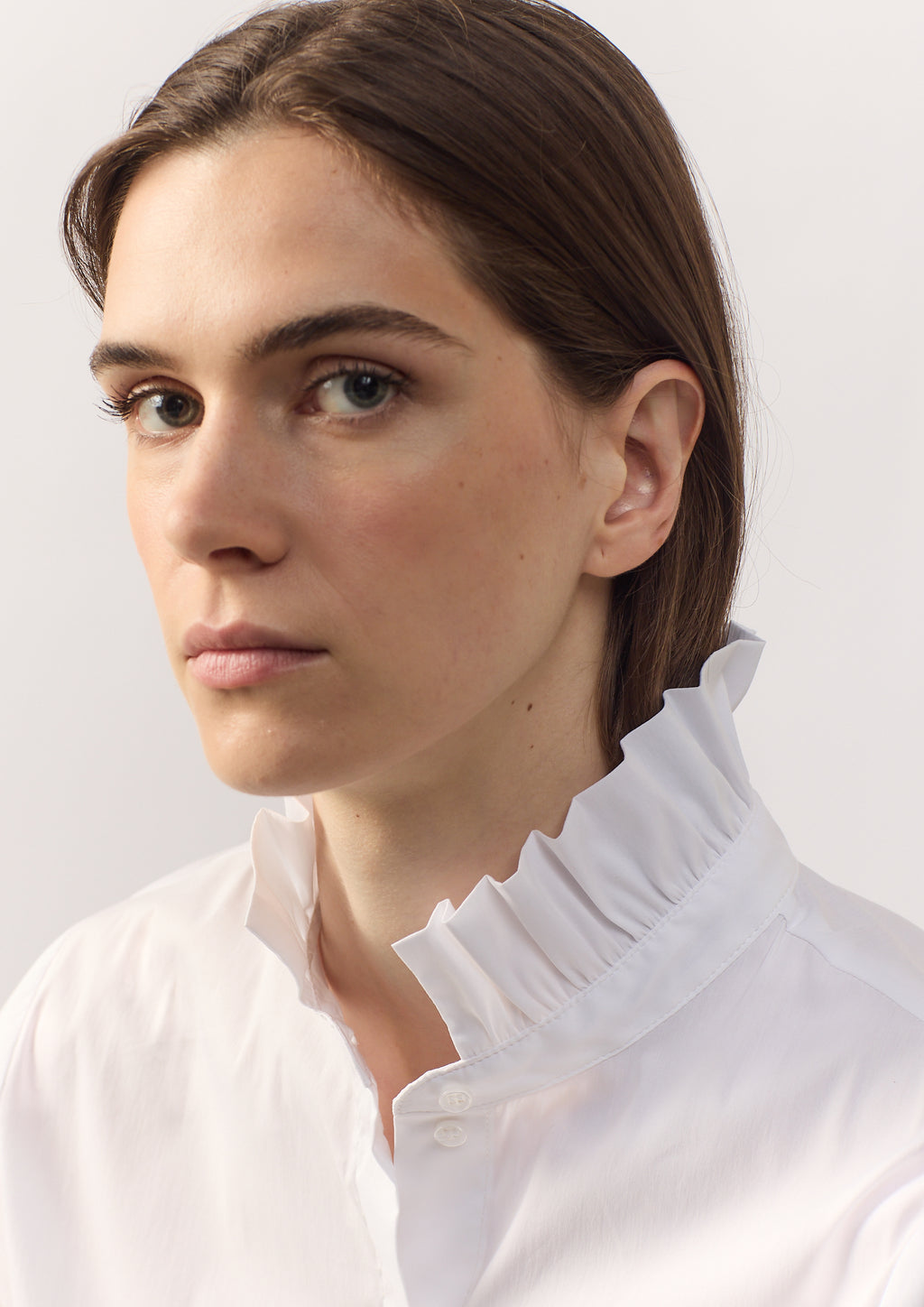 COTTON SHIRT RAKU - WHITE