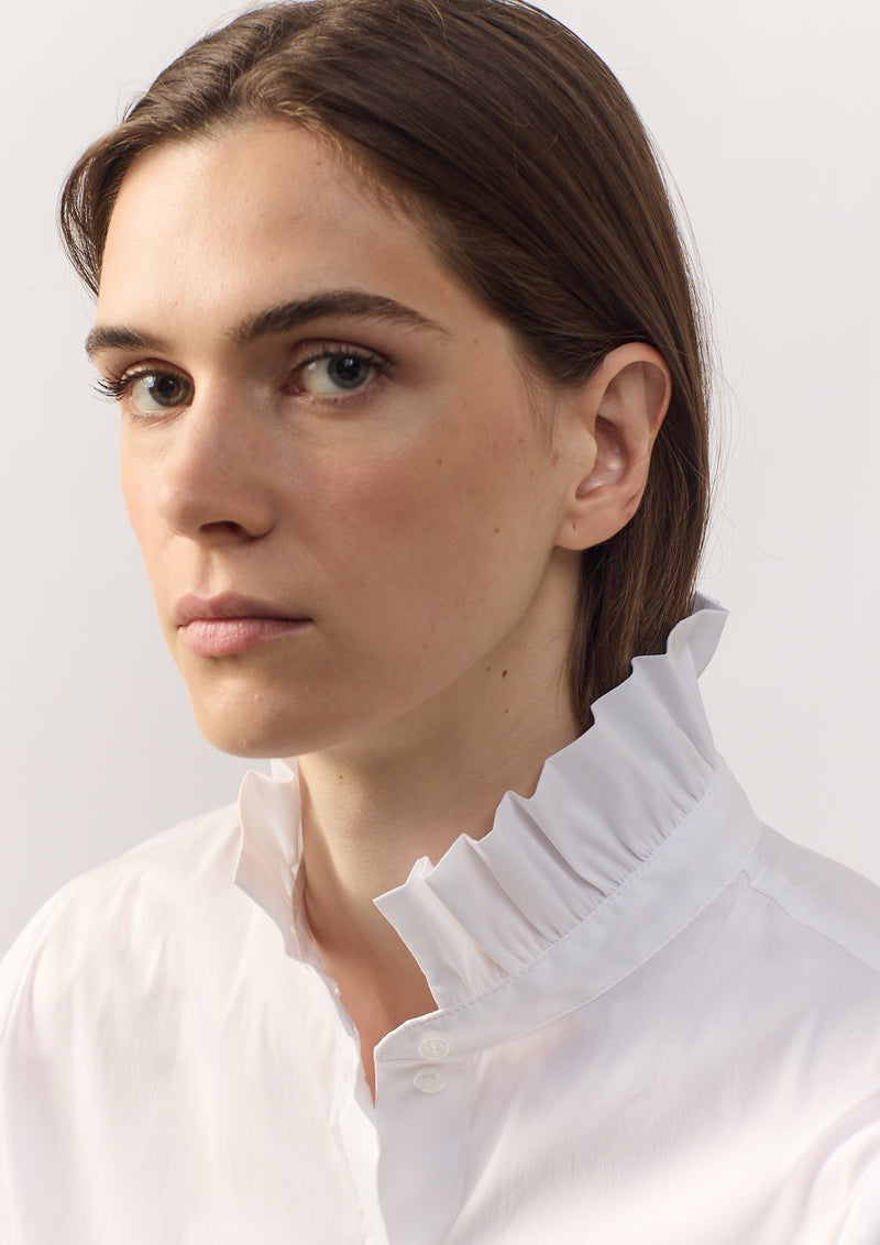 COTTON SHIRT RAKU - WHITE