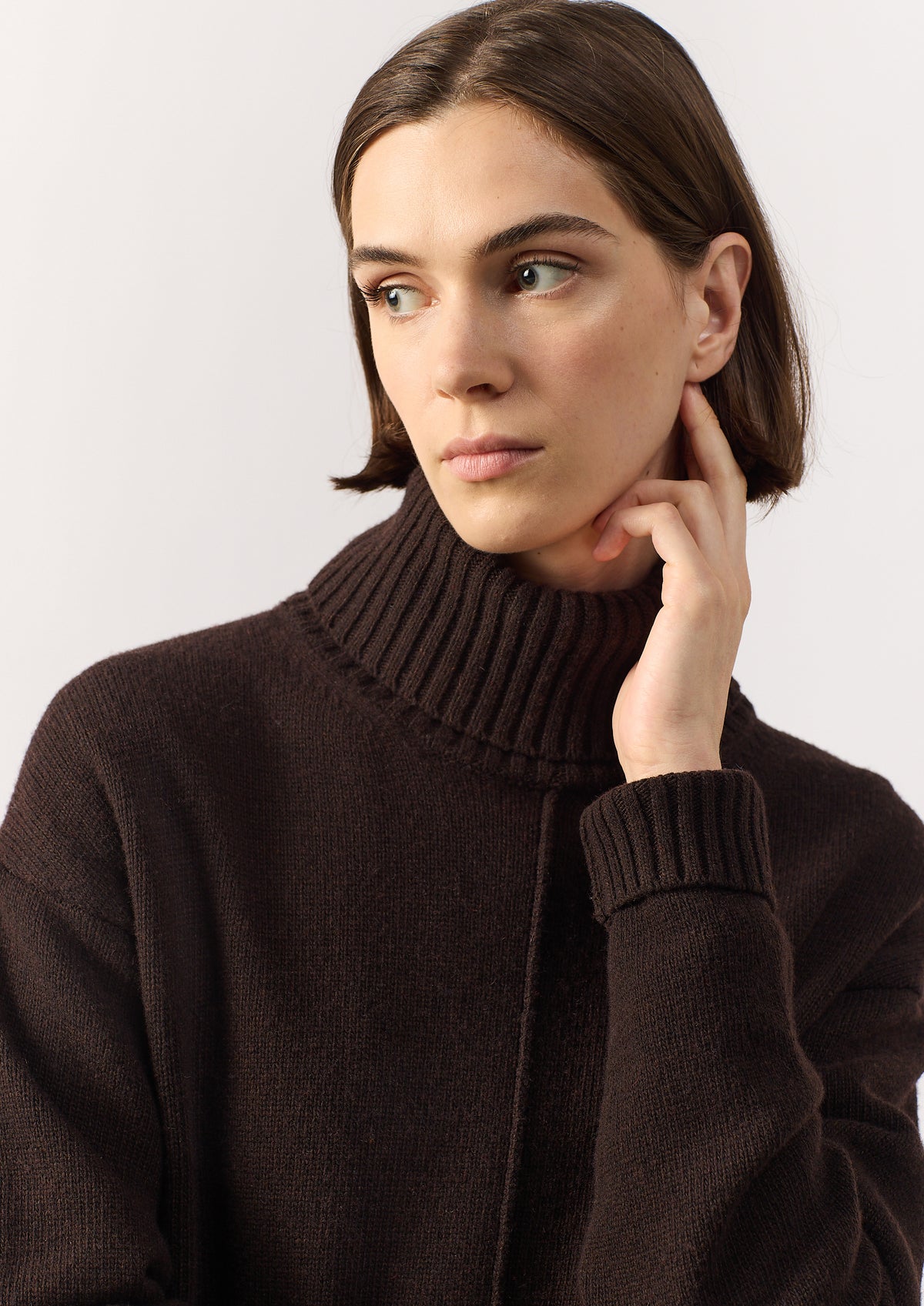 PULL NIGORI - BROWN - PULLS - SCAPA FASHION - SCAPA OFFICIAL