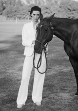 WHITE LINEN TROUSER JENNICE - TROUSERS - SCAPA FASHION - SCAPA OFFICIAL