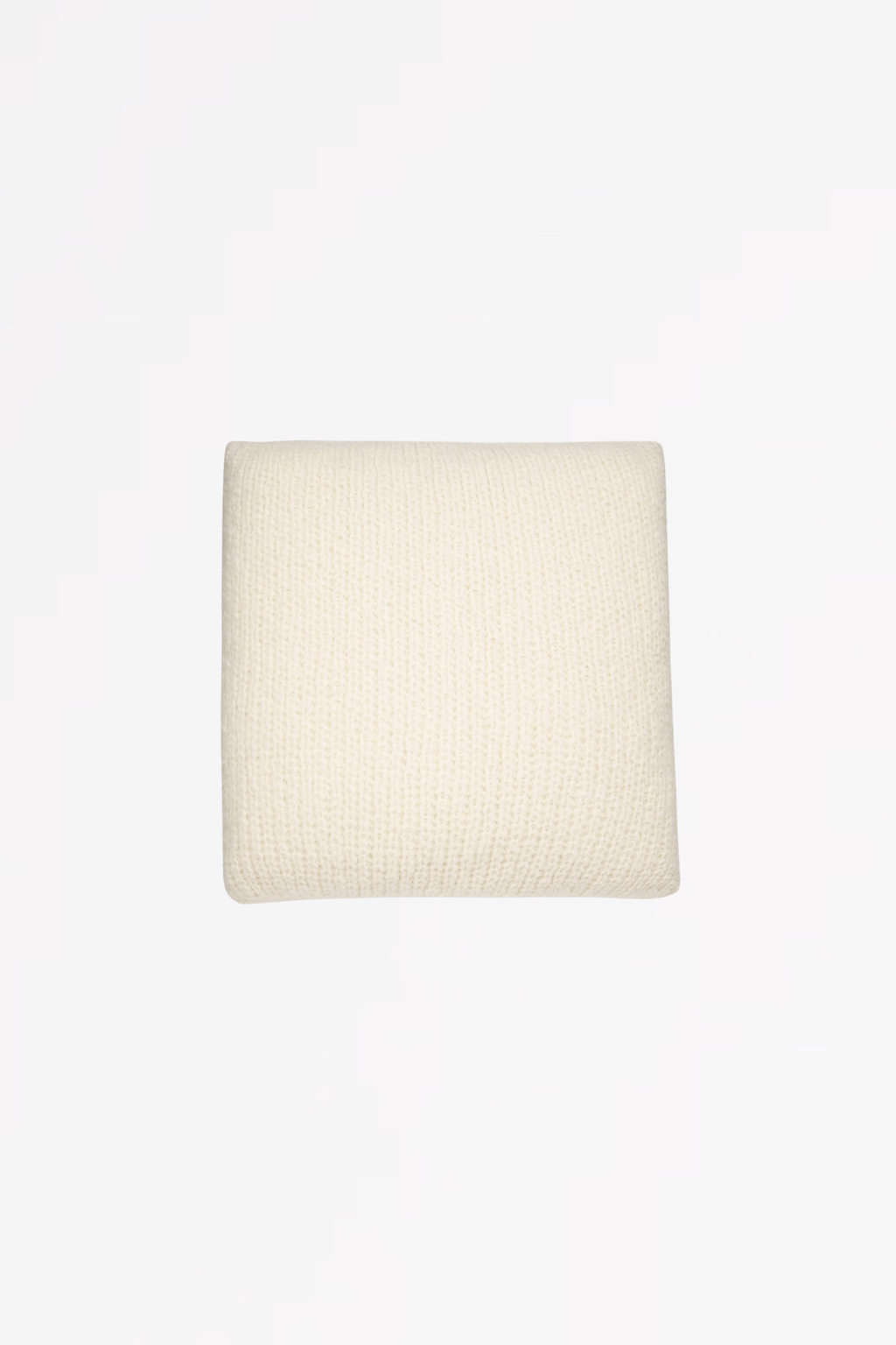 Lulu -  handknitted cushion cover - chalk white - HANDKNITTED CUSHION COVER - SCAPA FASHION - SCAPA OFFICIAL