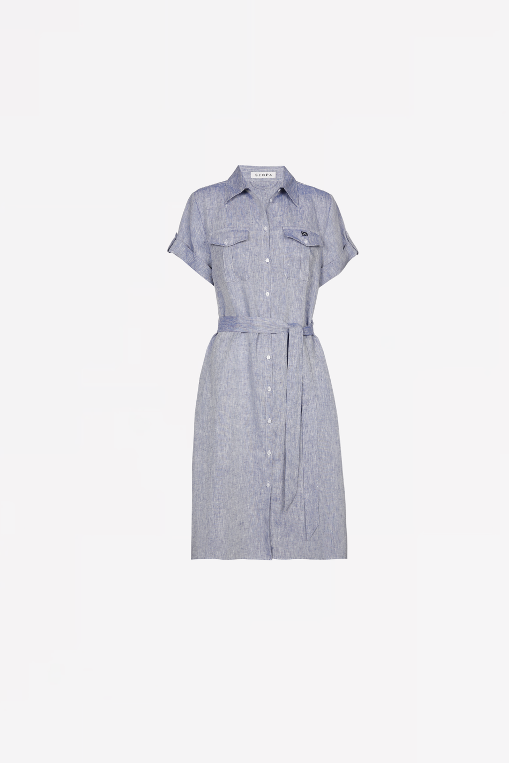 LINEN DRESS MALLOW -  - SCAPA FASHION - SCAPA OFFICIAL