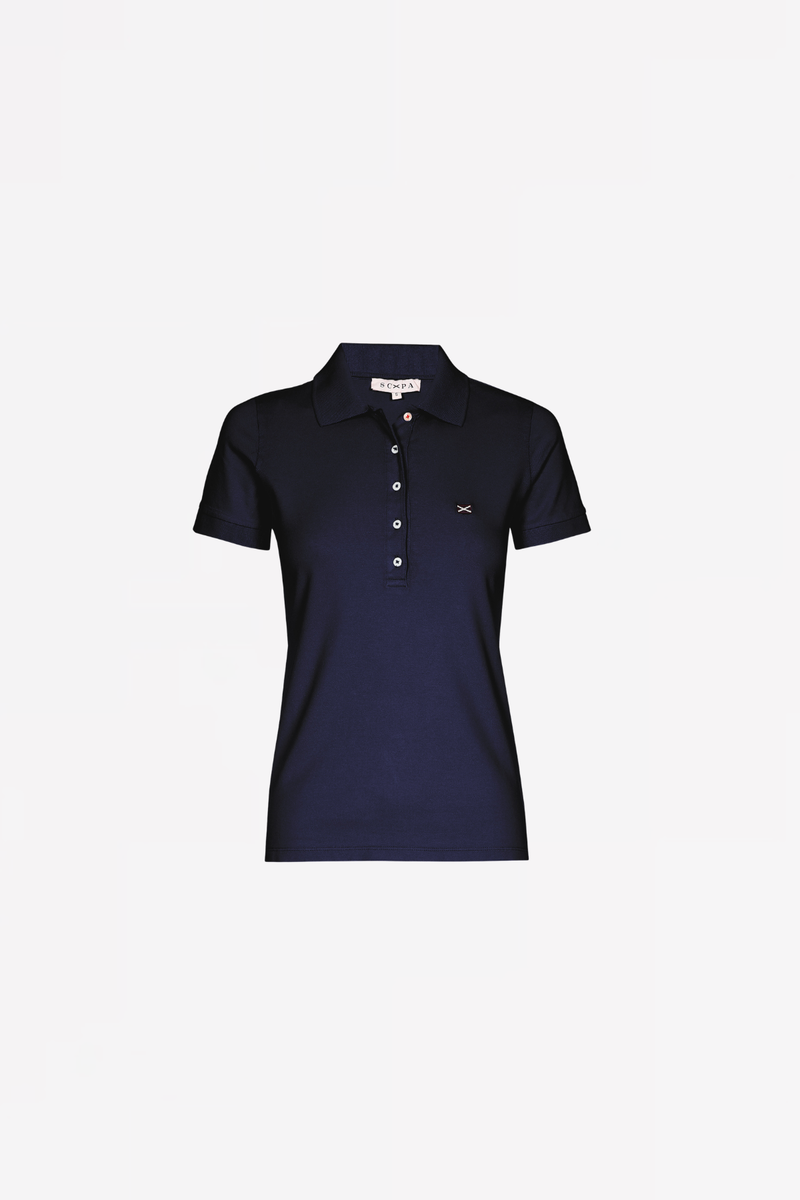 COTTON POLO SHIRT HALLY - Shirts - SCAPA FASHION - SCAPA OFFICIAL