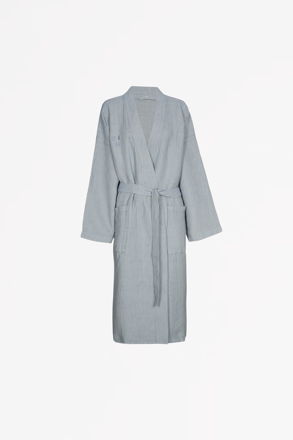 VILA kimono mini waffle S/M - celestial blue - KIMONO - SCAPA FASHION - SCAPA OFFICIAL