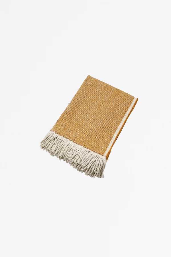 Brampton throw  - ochre