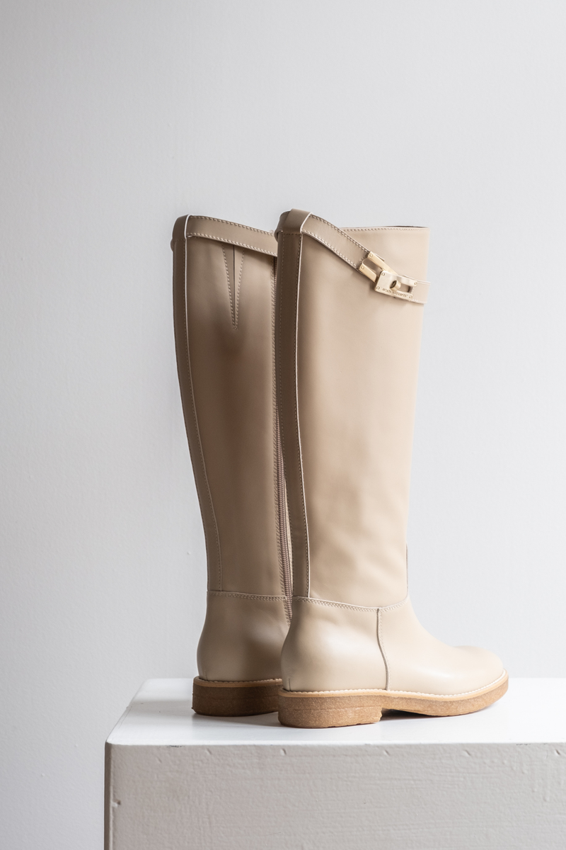 LEATHER RIDINGSTYLE BOOTS VENICE