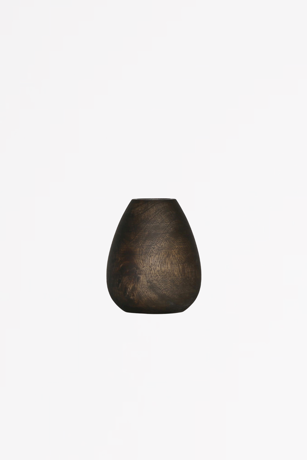 LATHE wooden vase 5  - wenge