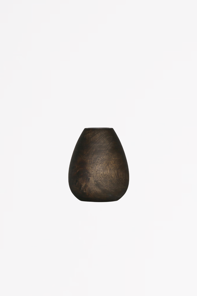 LATHE wooden vase 5  - wenge