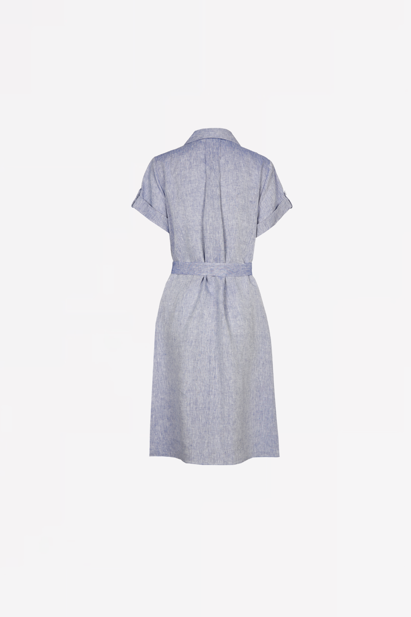LINEN DRESS MALLOW -  - SCAPA FASHION - SCAPA OFFICIAL
