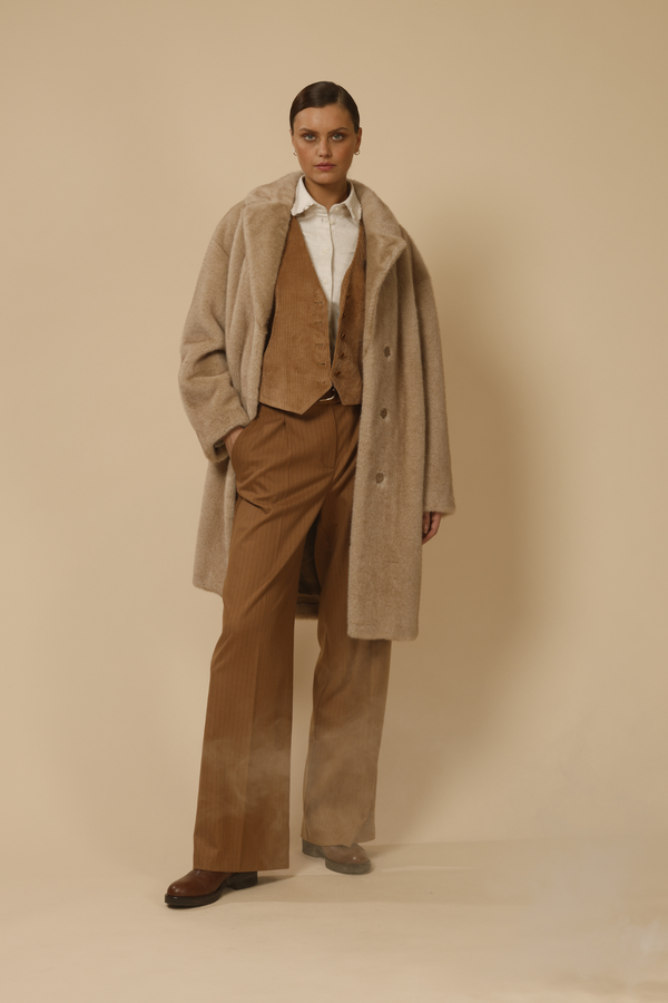 FAUX FUR COAT EVELYN