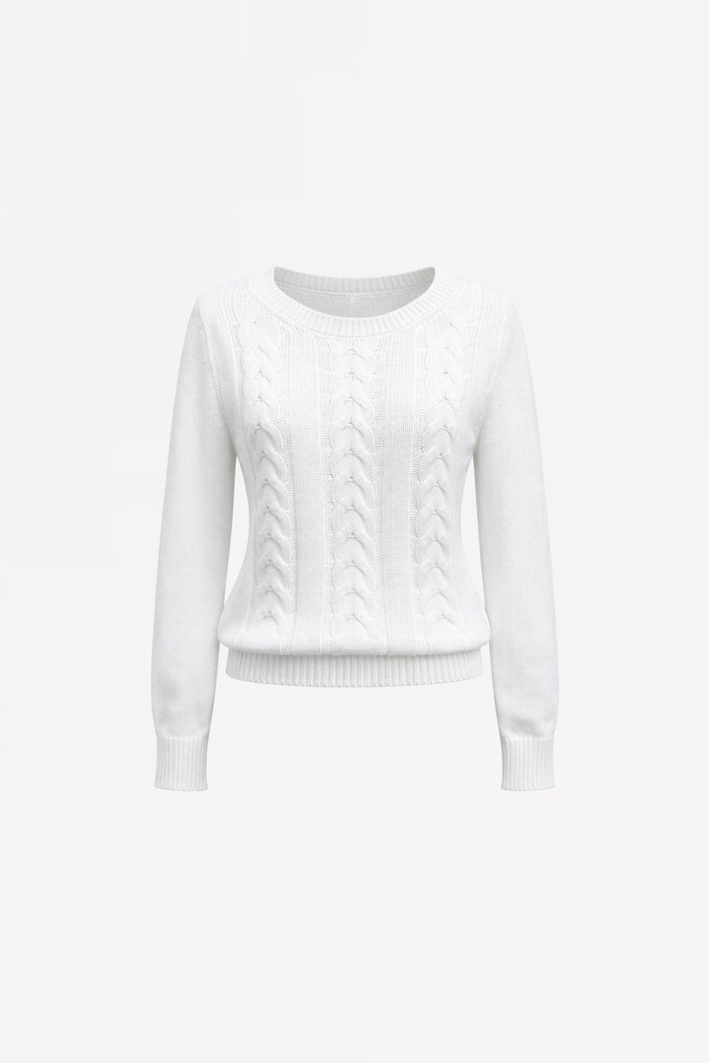 COTTON PULL GWENDY WITH CABLE DETAIL - PULLS - SCAPA FASHION - SCAPA OFFICIAL