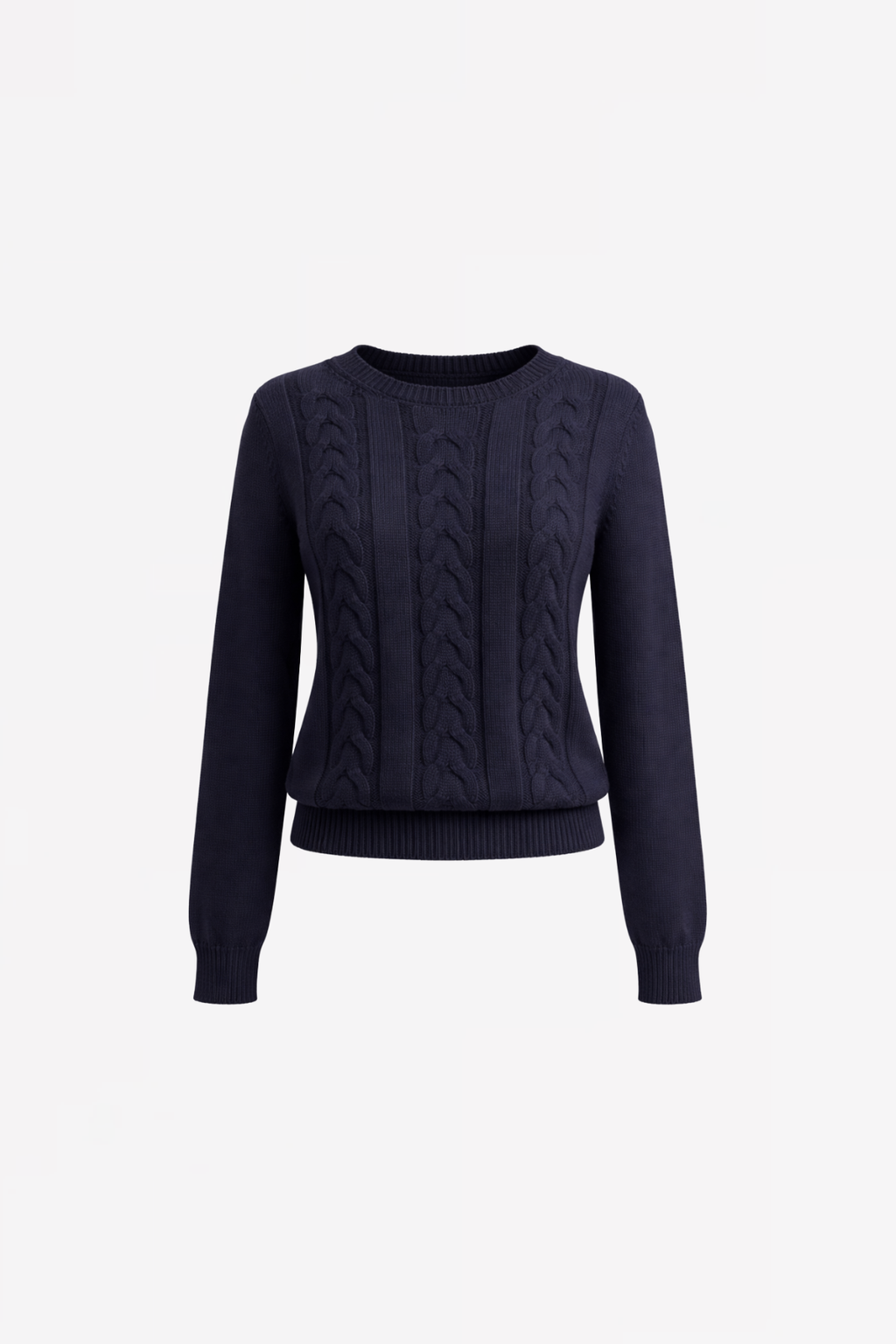 COTTON PULL GWENDY WITH CABLE DETAIL - PULLS - SCAPA FASHION - SCAPA OFFICIAL