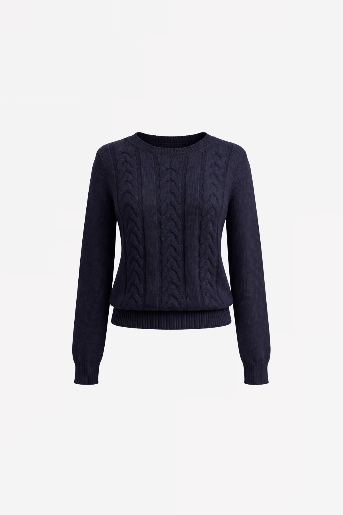COTTON PULL GWENDY WITH CABLE DETAIL - PULLS - SCAPA FASHION - SCAPA OFFICIAL