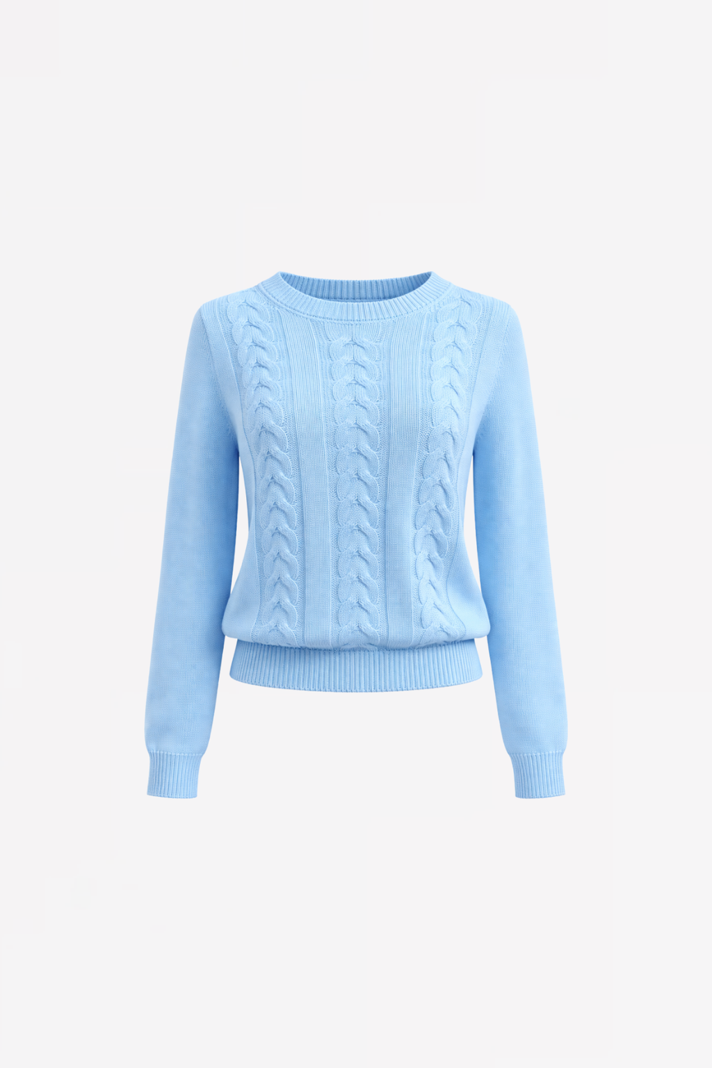 COTTON PULL GWENDY WITH CABLE DETAIL - PULLS - SCAPA FASHION - SCAPA OFFICIAL