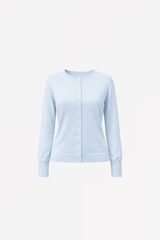 LIGHTWEIGHT CARDIGAN BELINDA - NAVY/WHITE/LT BLUE/CREAM - PULLS - SCAPA FASHION - SCAPA OFFICIAL