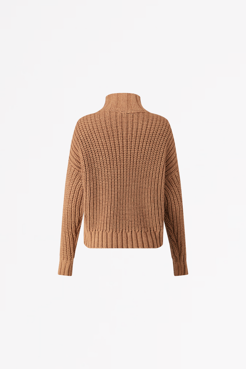 ALPACA TURTLENECK CABLE-KNIT PENELOPE