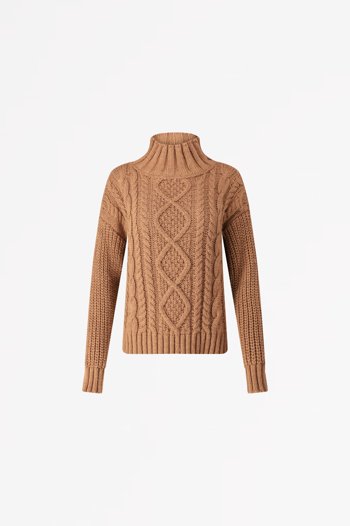 ALPACA TURTLENECK CABLE-KNIT PENELOPE | SCAPA OFFICIAL | PULLS