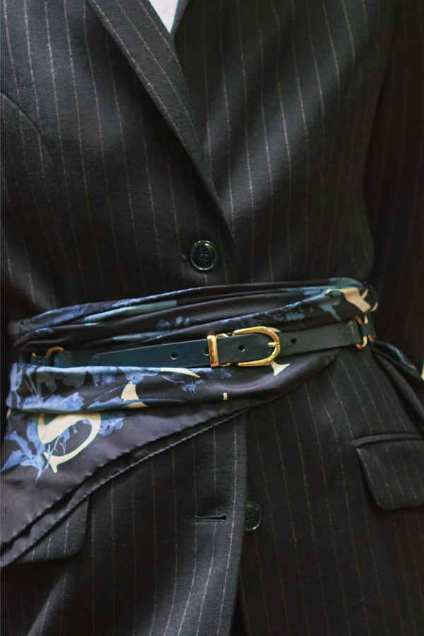 SLIM LEATHER LOUISE BELT - ACCESSOIRES - SCAPA FASHION - SCAPA OFFICIAL