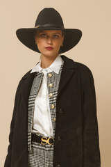 WHITE AND LT BLUE COTTON BLEND SHIRT NASHA - SHIRTS - SCAPA FASHION - SCAPA OFFICIAL