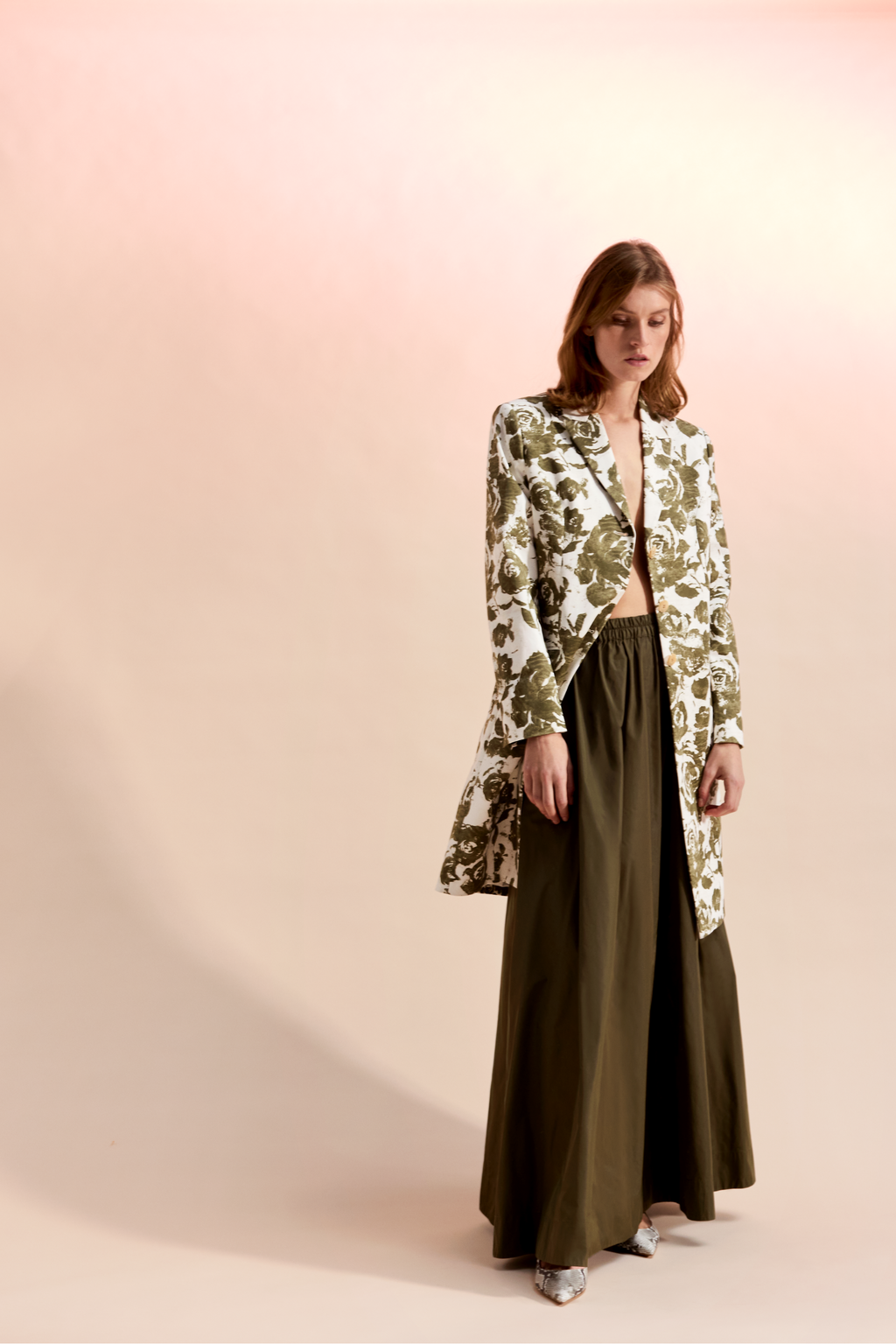 FLORAL PRINT COAT MARGO - COATS - SCAPA FASHION - SCAPA OFFICIAL