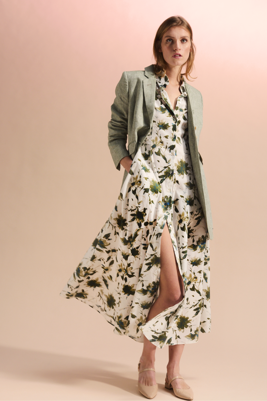 ITALIAN COTTON POPLIN DRESS CHARLIE - DRESSES - SCAPA FASHION - SCAPA OFFICIAL