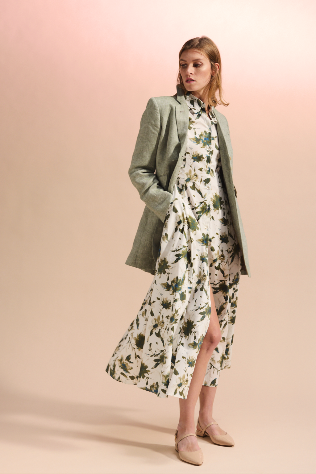 ITALIAN COTTON POPLIN DRESS CHARLIE - DRESSES - SCAPA FASHION - SCAPA OFFICIAL