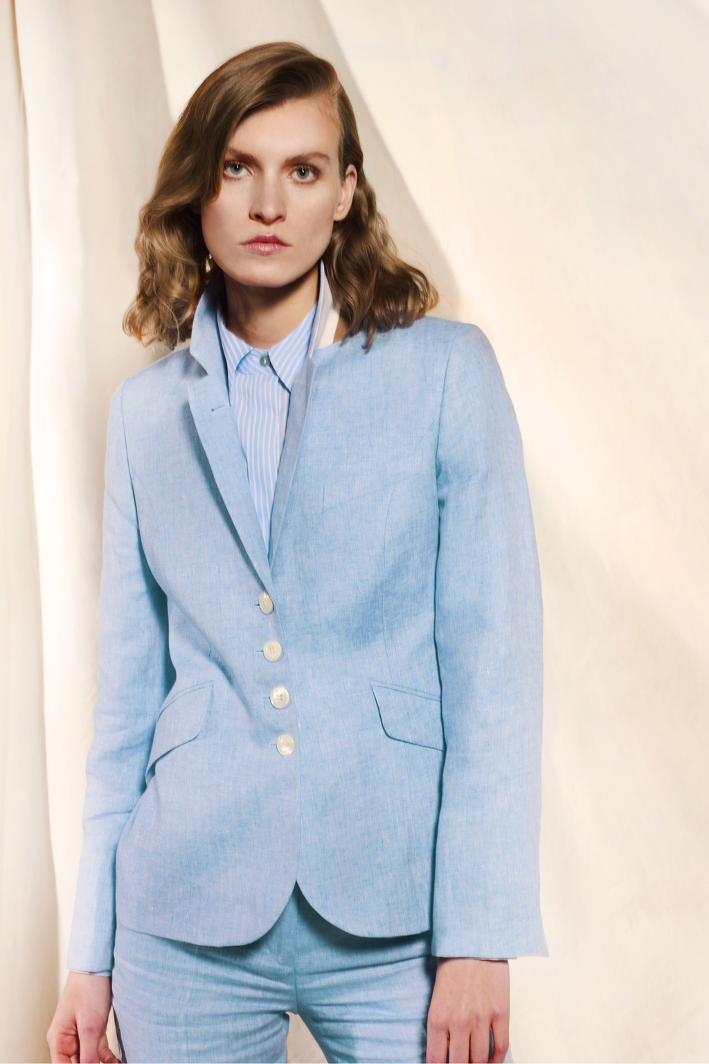 ITALIAN LINEN JACKET HAYWORTH - JACKETS - SCAPA FASHION - SCAPA OFFICIAL