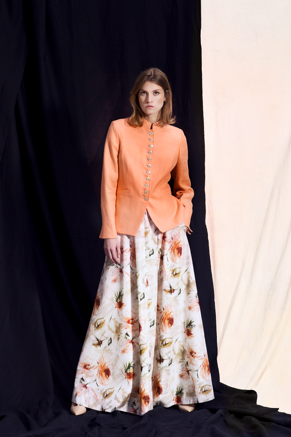 RIPSTOP FLORAL PRINT ODINA - SKIRTS - SCAPA FASHION - SCAPA OFFICIAL