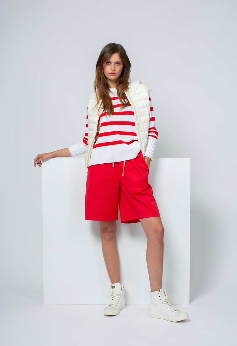 QUILTED LIGHTWEIGHT BODYWARMER FLORENCE - OFF WHITE - JACKETS - SCAPA FASHION - SCAPA OFFICIAL
