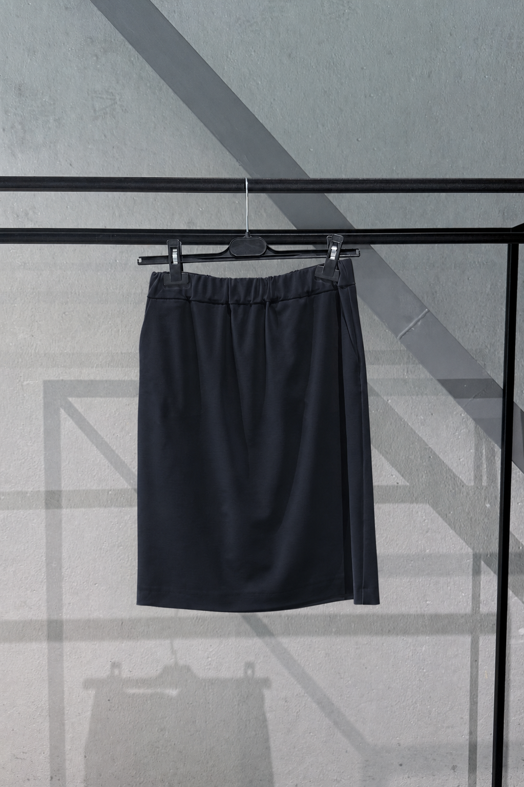 COOL WOOL SKIRT KATHARINE - NAVY